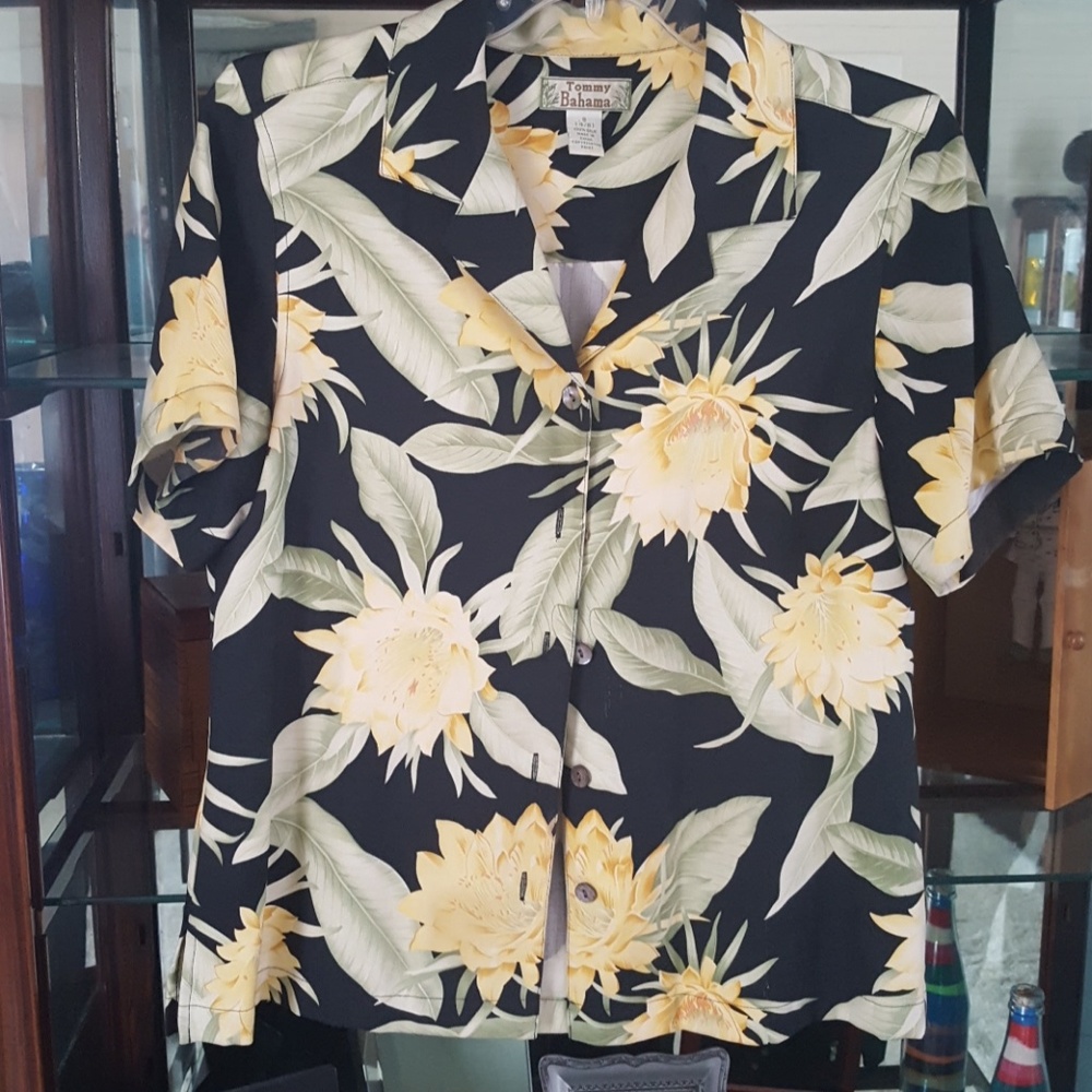 Tommy Bahama silk shirt.